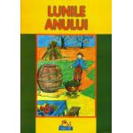 Lunile anului - Carte de citit si colorat