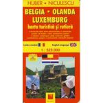 Belgia - Olanda - Luxemburg - Harta turistica si rutiera