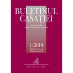 Buletinul Casatiei, Nr. 1/2010