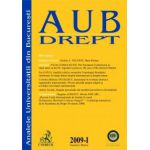 Analele Universităţii Bucureşti - Drept, Nr. I din 2009