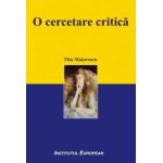 O CERCETARE CRITICA ED. A II-A