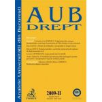 Analele Universitatii din Bucuresti - Drept, Nr. II din 2009