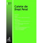 Caiete de Drept Penal, Nr. 1/2010