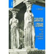 Cariatide literare. Studii de istorie a literaturii romane