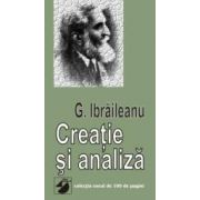 CREATIE ŞI ANALIZĂ. NOTE PE MARGINEA UNOR CĂRTI