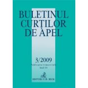 Buletinul Curtilor de Apel, Nr. 3/2009