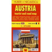 Austria - harta turistica si rutiera