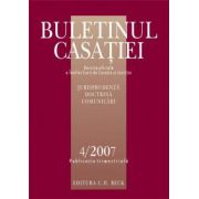 Buletinul Casatiei, Nr. 4/2007