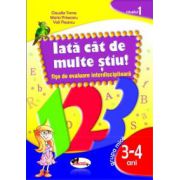 IATĂ CÂT DE MULTE ŞTIU – fişe de evaluare transdisciplinară nivelul 1 – grupa mică 3-4 ani