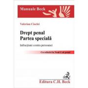 Drept penal. Partea speciala. Infractiuni contra persoanei