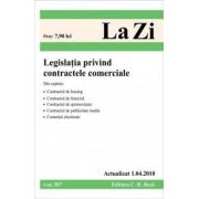 Legislatia privind contractele comerciale (actualizat la 1. 04. 2010). Cod 387