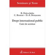 Drept international public. Caiet de seminar - TITLU EPUIZAT