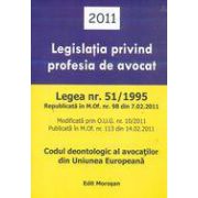 Legislatia privind profesia de avocat