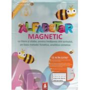 Alfabetar magnetic cu litere si silabe, pentru invatarea citit - scrisului, pe baza metodei fonetice, analitico - sintetice