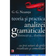 TEORIA SI PRACTICA ANALIZEI GRAMATICALE. DISTINCTII SI... DISTINCTII