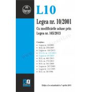 Legea nr. 10/2001