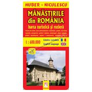 Mânăstirile din România. Hartă turistică şi rutieră