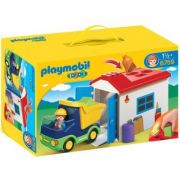 Playmobil 1. 2. 3 - Camion Cu Garaj