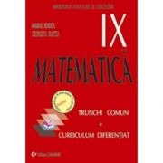 Matematica Cls. a IX a - Manual