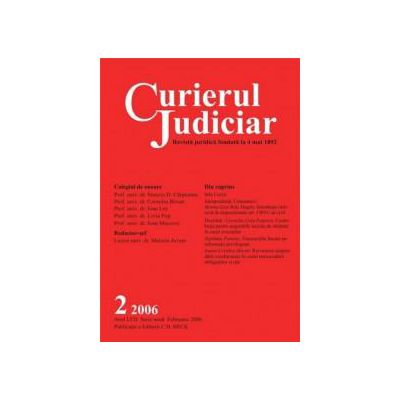 Curierul Judiciar, Nr. 2/2006