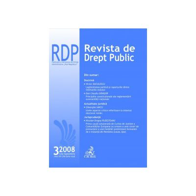 Revista de Drept Public, Nr. 3/2008