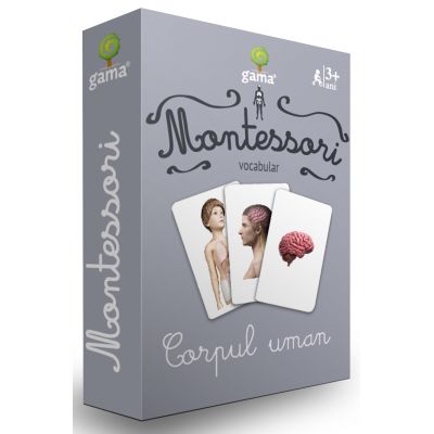Carti de joc Montessori-Corpul uman
