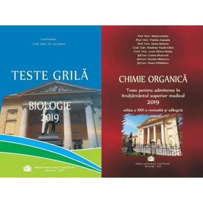 Set admitere UMF Carol Davila-Chimie+Biologie(ed. 2019)