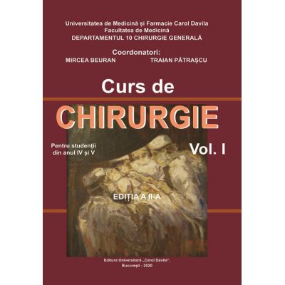 Curs de Chirurgie | Editia 2 | vol. 1 - Mircea Beuran
